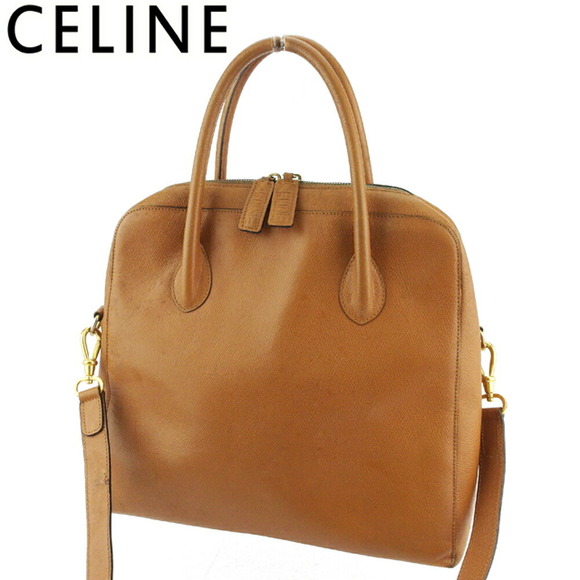 Celine Bag Shoulder leather brown - Picture 1 of 6